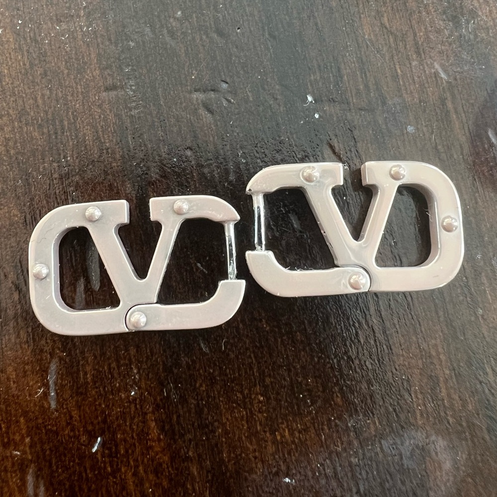 Valentino Garavani Vlogo signature metal earrings